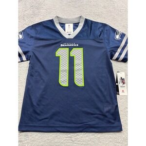 NFL Seattle Seahawks Jaxon Smith-Njigba 11 Jersey Navy Blue Youth Large 12/14